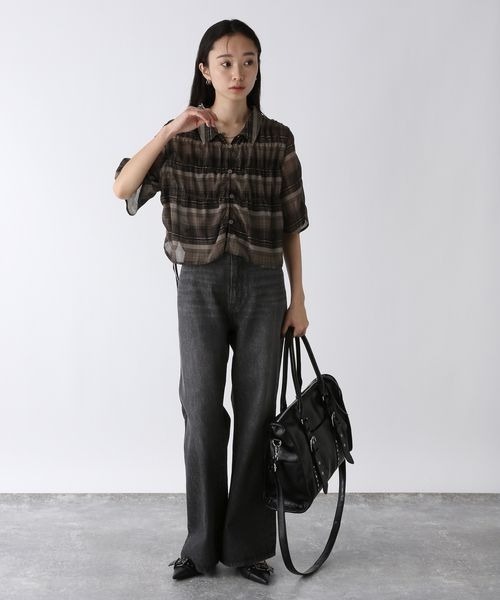 JEANASIS（ジーナシス）の「アソートブリーチフレアデニム/577543（デニムパンツ・レディース・ブラック/ブルー/ブルー系その他/グレー系その他・MEDIUM/SMALL）」の20枚目の写真