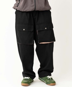 スラブロングパンツ