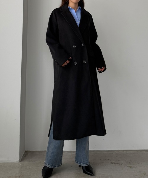 セール】シャギーバックマーメイドチェスターコート（チェスターコート