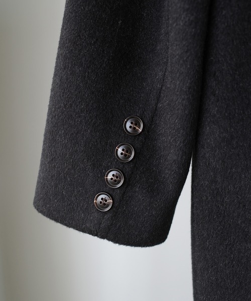 Louere（ルエレ）の「シャギーバックマーメイドチェスターコート（チェスターコート・レディース・モカ/ダークグレー/ブラック・X-LARGE/LARGE/MEDIUM/SMALL）」の20枚目の写真