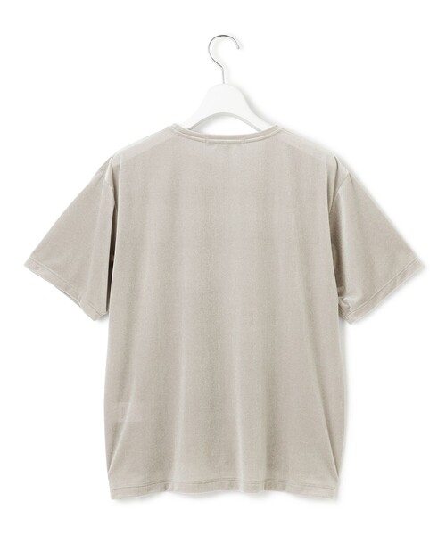 23区（ニジュウサンク）の「【洗える】シアーベロア リラックス Tシャツ（Tシャツ/カットソー・レディース・ライトグレー系/スカイブルー系/カーキ系・38）」の9枚目の写真