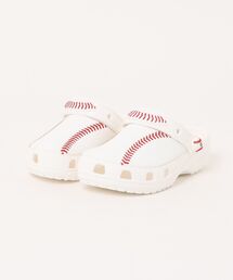 crocs（クロックス）の「crocs クロックス 18-21 KIDSCLASSICBASEBALL CLOG キッズ クラシック ベースボール クロッグ 211259-100 WHITE（サンダル・キッズ）」
