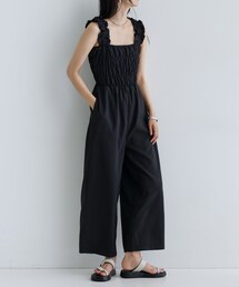 GALLEST | 【一部店舗限定】ショルダーシャーリングサロペット(サロペット/オーバーオール)
