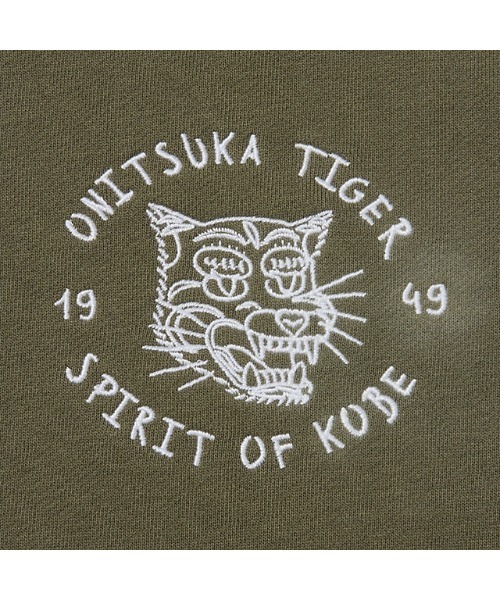 Onitsuka Tiger（オニツカタイガー）の「SWEAT TOP / スウェットトップ（スウェット・レディース・カーキ/ネイビー・S/XS/XL/L/M）」の4枚目の写真