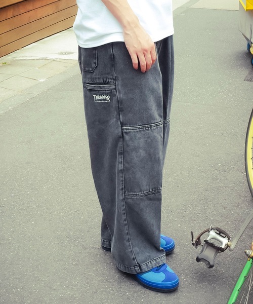 THRASHER(スラッシャー)の「WORK EASY PANTS/スラッシャーワークイージーパンツ(その他パンツ・メンズ・ブルー系その他/ベージュ/ブラック系その他・LARGE/MEDIUM/X-LARGE)」の13枚目の写真