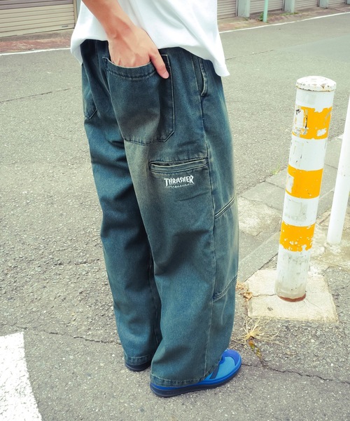THRASHER(スラッシャー)の「WORK EASY PANTS/スラッシャーワークイージーパンツ(その他パンツ・メンズ・ブルー系その他/ベージュ/ブラック系その他・LARGE/MEDIUM/X-LARGE)」の21枚目の写真