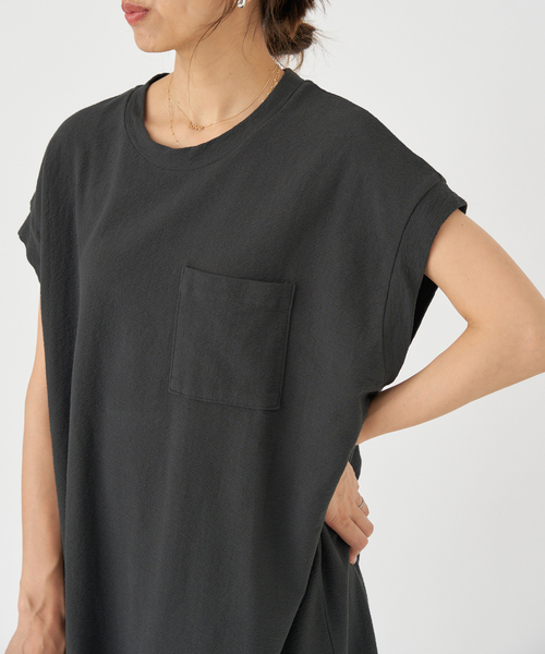 IENA（イエナ）の「《追加》BLACK ポケットTドレス（ワンピース・レディース・ブラック/グレー・38/36）」の11枚目の写真