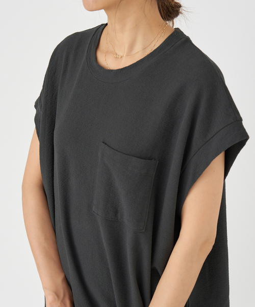 IENA（イエナ）の「《追加》BLACK ポケットTドレス（ワンピース・レディース・ブラック/グレー・38/36）」の12枚目の写真