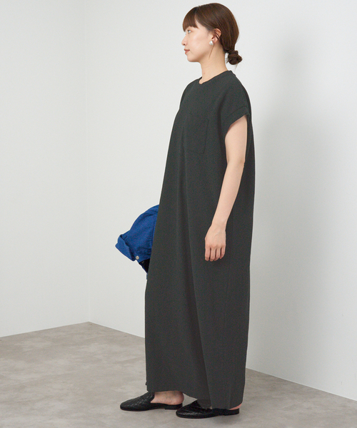 IENA（イエナ）の「《追加》BLACK ポケットTドレス（ワンピース・レディース・ブラック/グレー・38/36）」の14枚目の写真