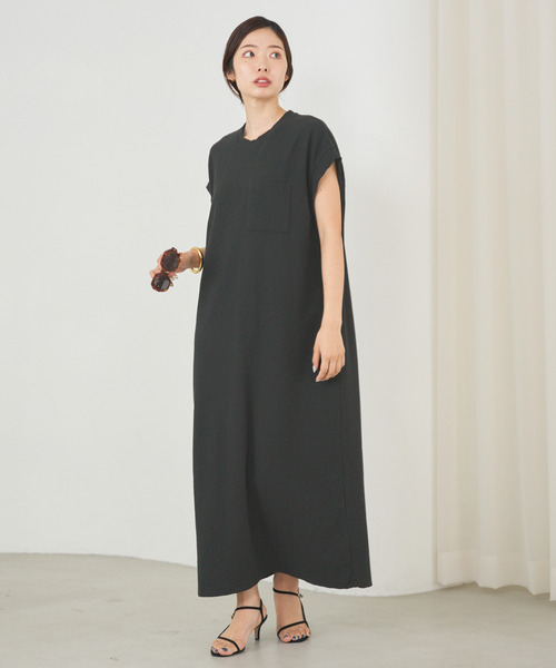 IENA（イエナ）の「《追加》BLACK ポケットTドレス（ワンピース・レディース・ブラック/グレー・38/36）」の17枚目の写真