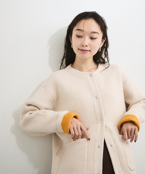 ダブルフェイスカーディガン（カーディガン/ボレロ）｜LE CERCLE par