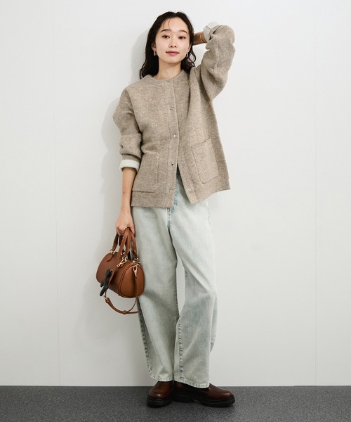 ダブルフェイスカーディガン（カーディガン/ボレロ）｜LE CERCLE par