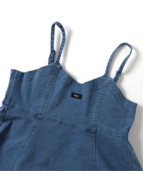 algy(アルジー)の「デニムビスチェ&Tセット(Tシャツ/カットソー・キッズ・ブラック/サックスブルー・X-SMALL/MEDIUM/SMALL/XX-SMALL)」の7枚目の写真