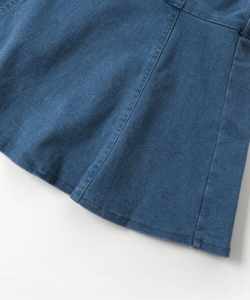 algy(アルジー)の「デニムビスチェ&Tセット(Tシャツ/カットソー・キッズ・ブラック/サックスブルー・X-SMALL/MEDIUM/SMALL/XX-SMALL)」の10枚目の写真