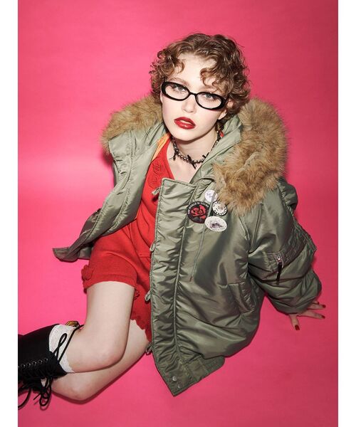 jouetie（ジュエティ）の「オーバルグラス（メガネ・レディース・ブラウン/ブラック・FREE）」の4枚目の写真