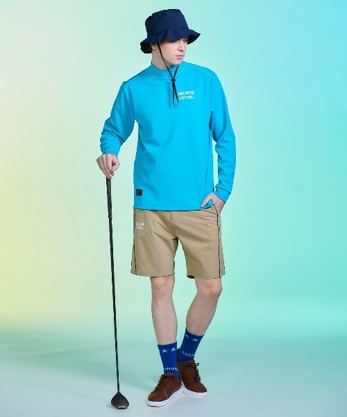 MENS>【メンズ】バックロゴUV速乾プルオーバー（スウェット