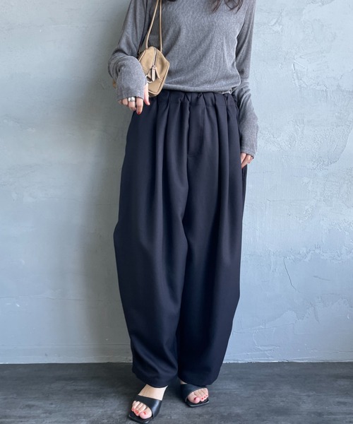 mizuiro ind/ミズイロインド] ワイドカーゴパンツ（カーゴパンツ
