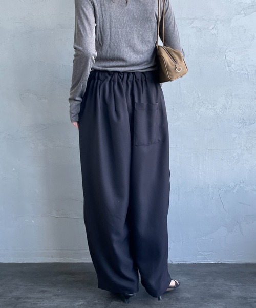 mizuiro ind/ミズイロインド] ワイドカーゴパンツ（カーゴパンツ