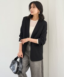 UNFILO｜アンフィーロのノーカラージャケット通販 - ZOZOTOWN