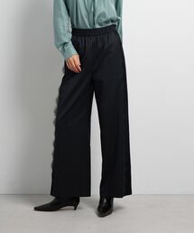 LANVIN en Bleu（ランバンオンブルー）の「サイドレースウールゴムパンツ（その他パンツ）」