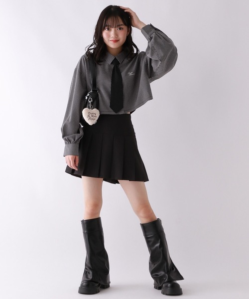 repipi armario(レピピ アルマリオ)の「ネクタイSETショートシャツ(シャツ/ブラウス・キッズ・ホワイト/ブルー/ブラック系その他・MEDIUM/LARGE)」の4枚目の写真