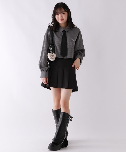 repipi armario(レピピ アルマリオ)の「ネクタイSETショートシャツ(シャツ/ブラウス・キッズ・ホワイト/ブルー/ブラック系その他・MEDIUM/LARGE)」の5枚目の写真