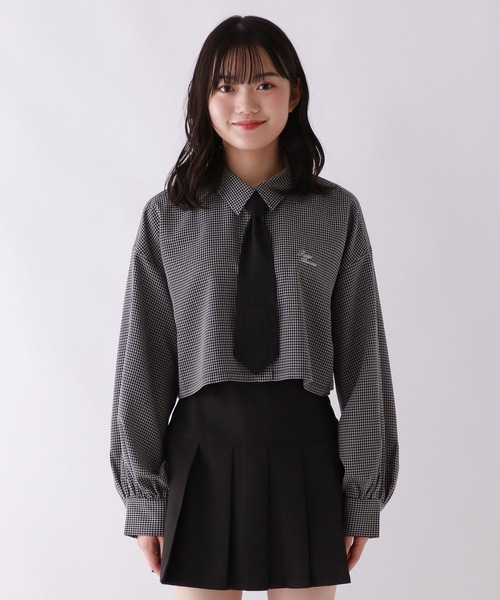 repipi armario(レピピ アルマリオ)の「ネクタイSETショートシャツ(シャツ/ブラウス・キッズ・ホワイト/ブルー/ブラック系その他・MEDIUM/LARGE)」の6枚目の写真