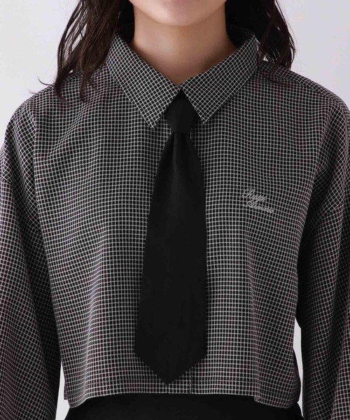 repipi armario(レピピ アルマリオ)の「ネクタイSETショートシャツ(シャツ/ブラウス・キッズ・ホワイト/ブルー/ブラック系その他・MEDIUM/LARGE)」の9枚目の写真