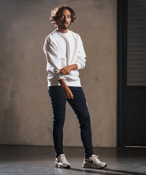 wjk reluxe(ダブルジェーケーリラックス)の「msw1716-dense knit sweat pullover トレーナー(WR25W-24)(スウェット・メンズ・ホワイト/ネイビー/ブラック・XL/L/M/S)」の7枚目の写真