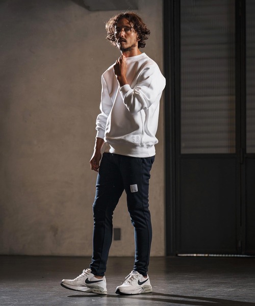 wjk reluxe(ダブルジェーケーリラックス)の「msw1716-dense knit sweat pullover トレーナー(WR25W-24)(スウェット・メンズ・ホワイト/ネイビー/ブラック・XL/L/M/S)」の8枚目の写真