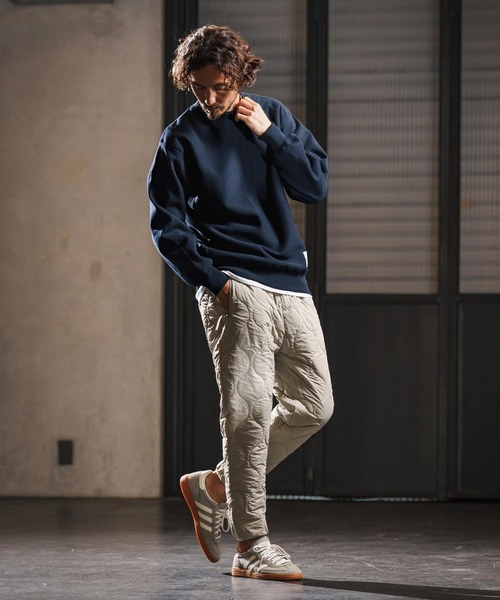 wjk reluxe(ダブルジェーケーリラックス)の「msw1716-dense knit sweat pullover トレーナー(WR25W-24)(スウェット・メンズ・ホワイト/ネイビー/ブラック・XL/L/M/S)」の13枚目の写真