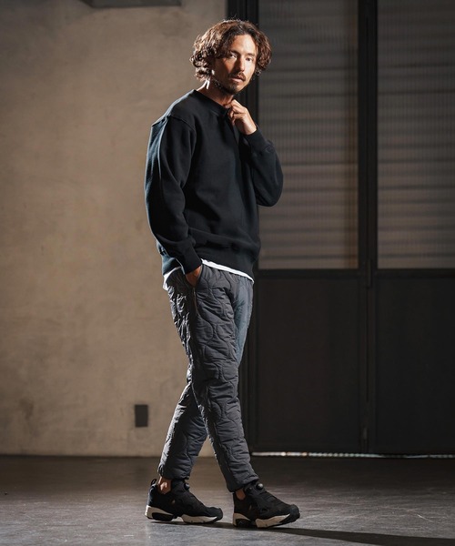 wjk reluxe(ダブルジェーケーリラックス)の「msw1716-dense knit sweat pullover トレーナー(WR25W-24)(スウェット・メンズ・ホワイト/ネイビー/ブラック・XL/L/M/S)」の20枚目の写真