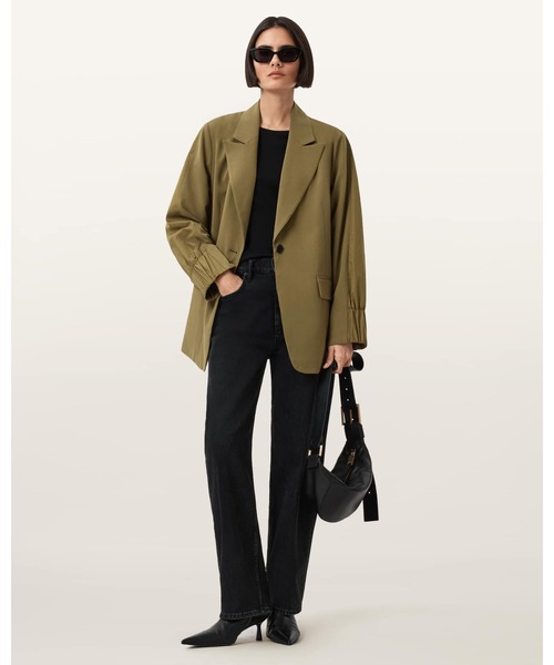 ALLSAINTS(オールセインツ)の「ALASSETT SINGLE BREASTED BLAZER | ALASSETT シングル ブレスト ブレザー(テーラードジャケット・レディース・グリーン系その他・6/8/10/4)」の6枚目の写真