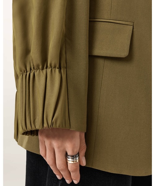 ALLSAINTS(オールセインツ)の「ALASSETT SINGLE BREASTED BLAZER | ALASSETT シングル ブレスト ブレザー(テーラードジャケット・レディース・グリーン系その他・6/8/10/4)」の7枚目の写真