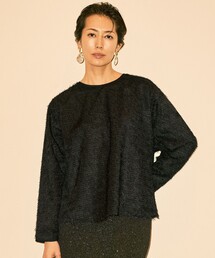 ループカットジャカードプルオーバー ブラウス