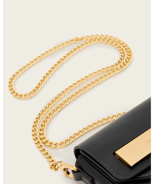 ETTA LEATHER CHAIN CROSSBODY BAG | ETTA レザー チェーン