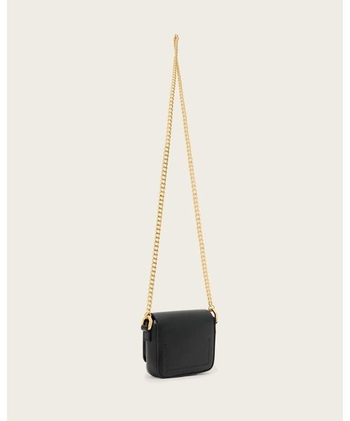 ALLSAINTS（オールセインツ）の「ETTA LEATHER CHAIN CROSSBODY BAG | ETTA レザー チェーン クロスボディ バッグ（ショルダーバッグ・レディース・ブラック・ONE SIZE）」の6枚目の写真