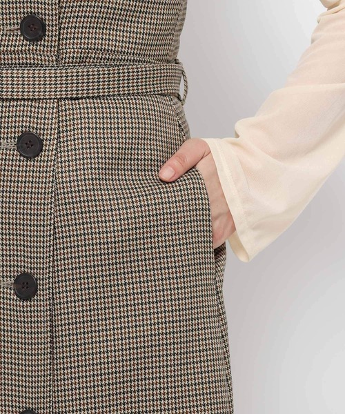 mysty woman（ミスティウーマン）の「トレンチライクキャミワンピース 　583343（ワンピース・レディース・モカ/グレイッシュベージュ/ベージュ・FREE）」の12枚目の写真