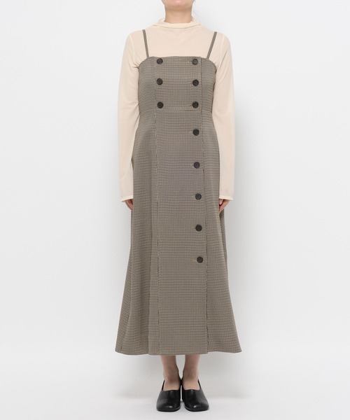 mysty woman（ミスティウーマン）の「トレンチライクキャミワンピース 　583343（ワンピース・レディース・モカ/グレイッシュベージュ/ベージュ・FREE）」の16枚目の写真