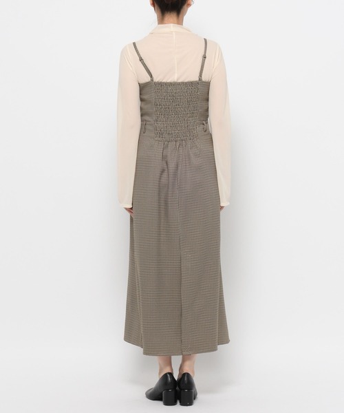 トレンチライクキャミワンピース 583343（ワンピース）｜mysty woman