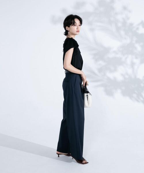 URBAN RESEARCH ROSSO WOMEN（アーバンリサーチ　ロッソ）の「シアードッキングデザインTシャツ（Tシャツ/カットソー・レディース・ホワイト/ブラック・FREE）」の11枚目の写真