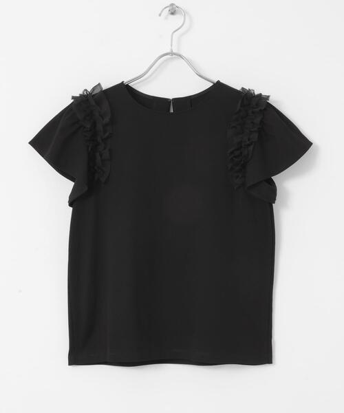 URBAN RESEARCH ROSSO WOMEN（アーバンリサーチ　ロッソ）の「シアードッキングデザインTシャツ（Tシャツ/カットソー・レディース・ホワイト/ブラック・FREE）」の15枚目の写真