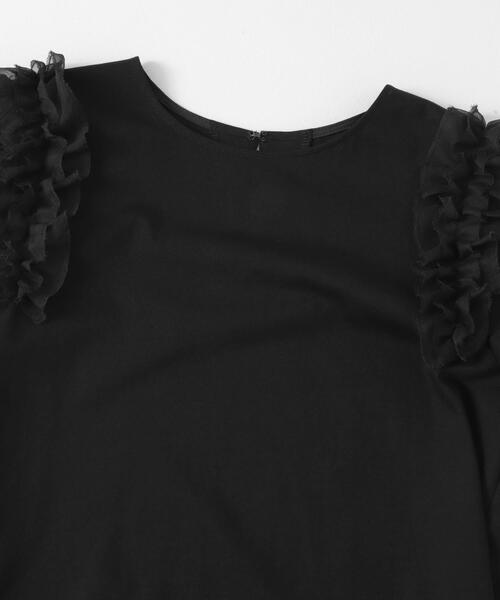 URBAN RESEARCH ROSSO WOMEN（アーバンリサーチ　ロッソ）の「シアードッキングデザインTシャツ（Tシャツ/カットソー・レディース・ホワイト/ブラック・FREE）」の16枚目の写真