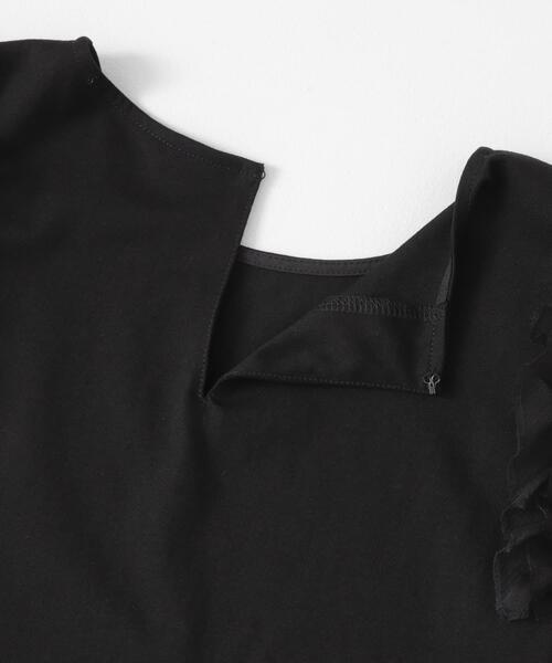 URBAN RESEARCH ROSSO WOMEN（アーバンリサーチ　ロッソ）の「シアードッキングデザインTシャツ（Tシャツ/カットソー・レディース・ホワイト/ブラック・FREE）」の19枚目の写真