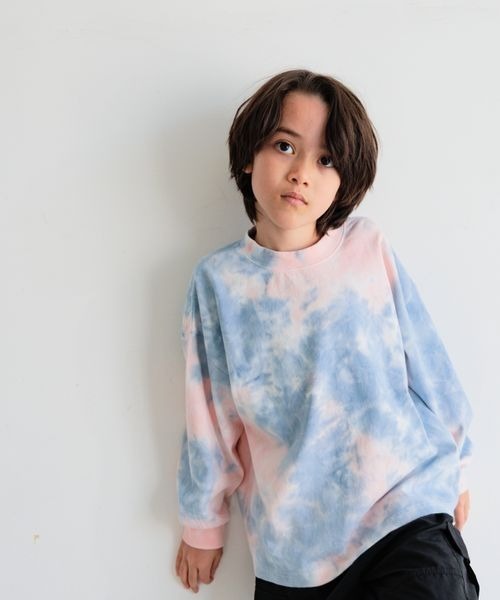 BAYFLOW（ベイフロー）の「[毎年大人気!!]タイダイロンT(KIDS)（Tシャツ/カットソー・キッズ・ブルー/グリーン/イエロー・110cm/120cm/130cm/140cm/150cm）」の9枚目の写真