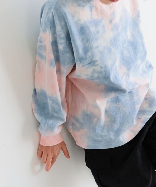 BAYFLOW（ベイフロー）の「[毎年大人気!!]タイダイロンT(KIDS)（Tシャツ/カットソー・キッズ・ブルー/グリーン/イエロー・110cm/120cm/130cm/140cm/150cm）」の11枚目の写真