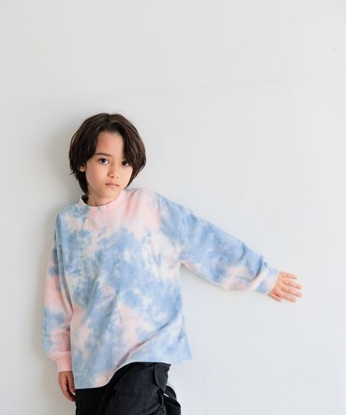 BAYFLOW（ベイフロー）の「[毎年大人気!!]タイダイロンT(KIDS)（Tシャツ/カットソー・キッズ・ブルー/グリーン/イエロー・110cm/120cm/130cm/140cm/150cm）」の12枚目の写真
