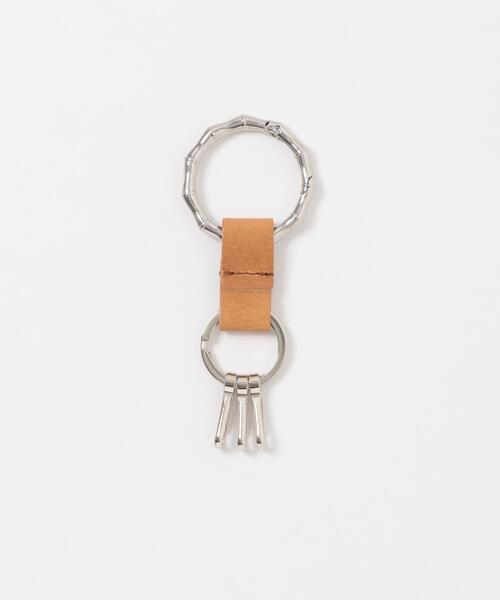 URBAN RESEARCH DOORS（アーバンリサーチドアーズ）の「バンブーカラビナキーリング（その他小物・メンズ・ブラウン/ブラック・-）」の5枚目の写真