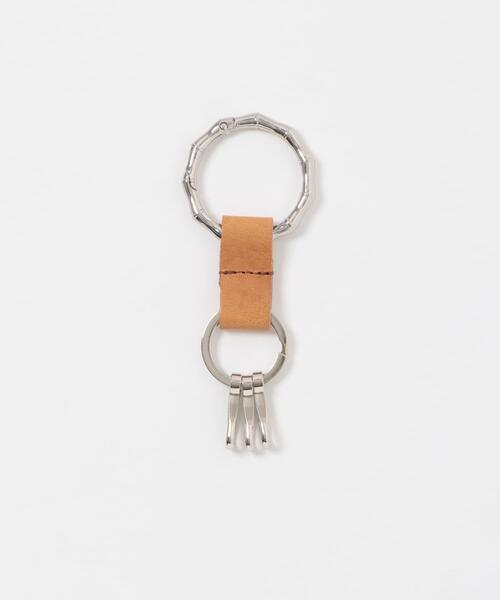 URBAN RESEARCH DOORS（アーバンリサーチドアーズ）の「バンブーカラビナキーリング（その他小物・メンズ・ブラウン/ブラック・-）」の6枚目の写真