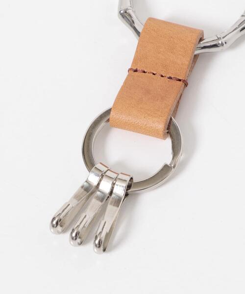 URBAN RESEARCH DOORS（アーバンリサーチドアーズ）の「バンブーカラビナキーリング（その他小物・メンズ・ブラウン/ブラック・-）」の8枚目の写真